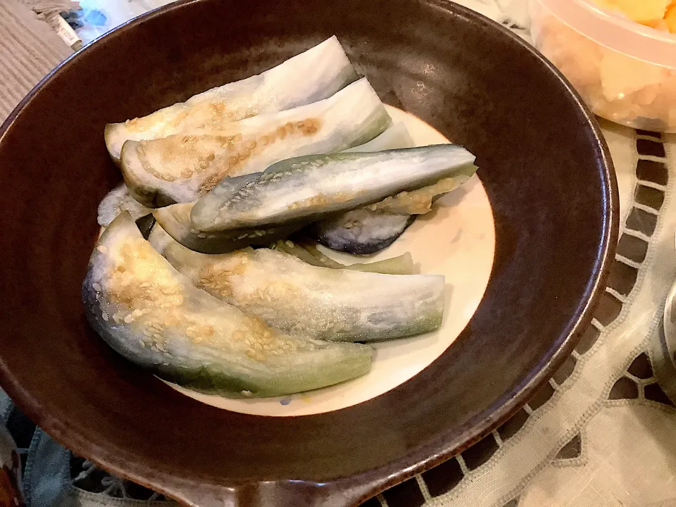 お茄子の🍆漬物😋|アライさんさん