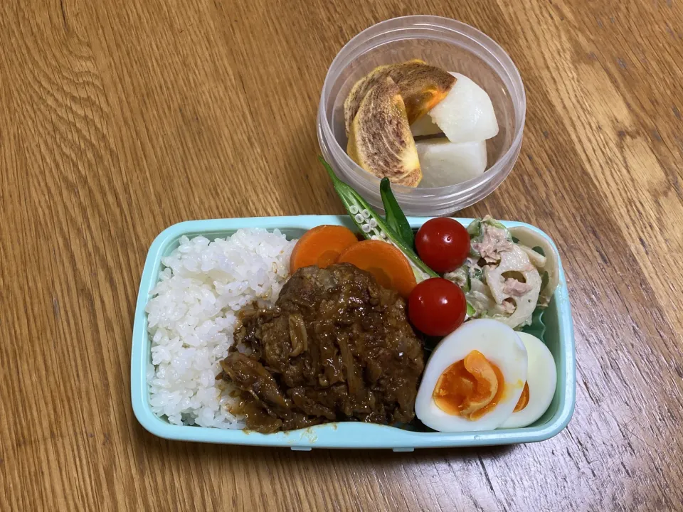 Snapdishの料理写真:ハンバーグ弁当|ゆさん