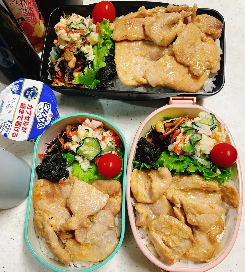 今日のお仕事&学校弁当♪2023.10.3|ぐぅさん