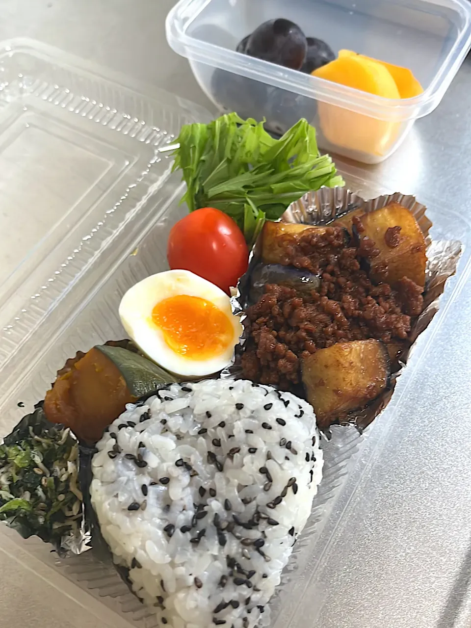 ナス肉味噌炒め弁当|カリィさん