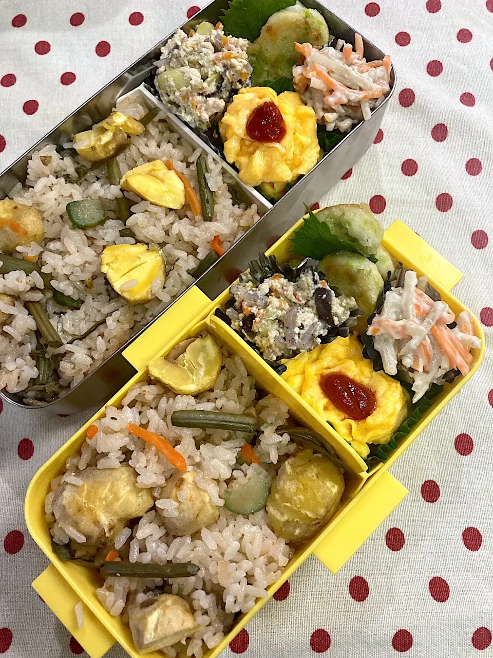 Snapdishの料理写真:10月3日 少し肌寒い朝の お弁当🍱|sakuramochiさん