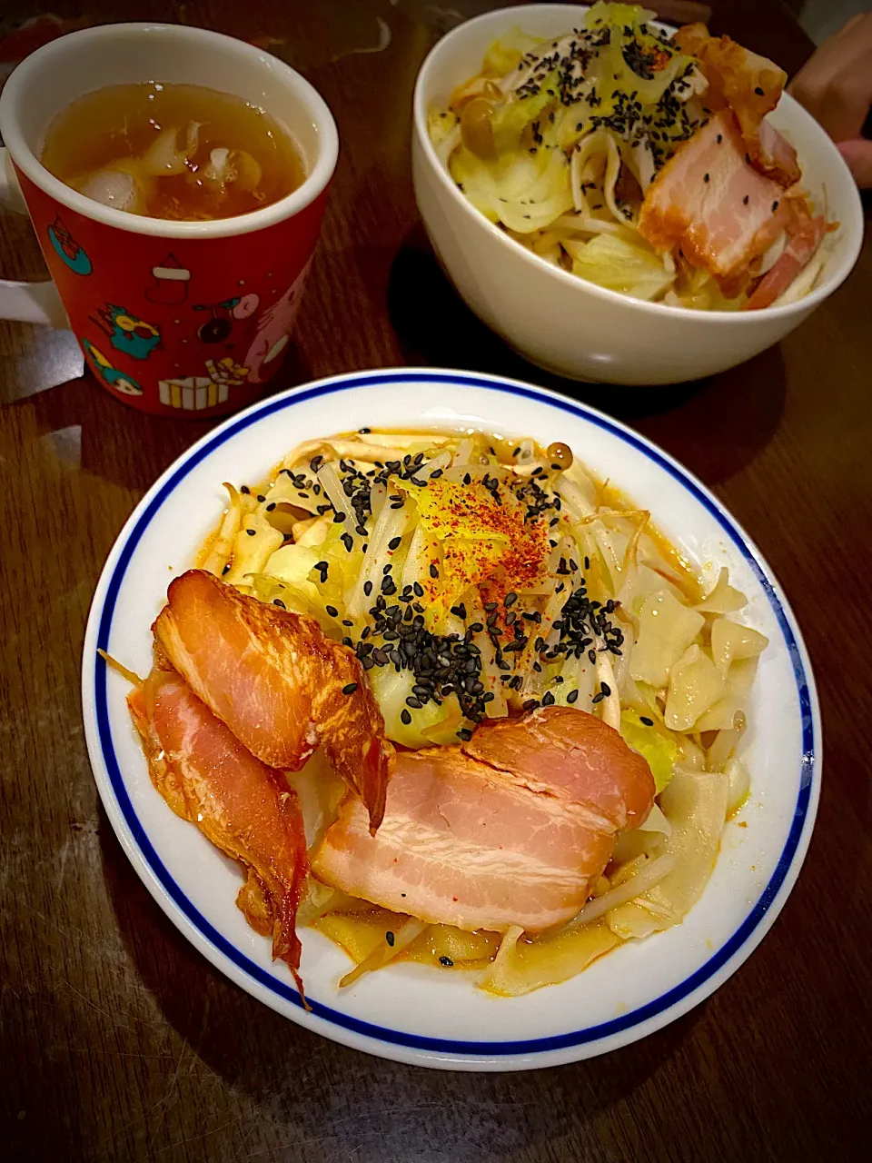 味噌ラーメン　焼豚　アイスティー|ch＊K*∀o(^^*)♪さん