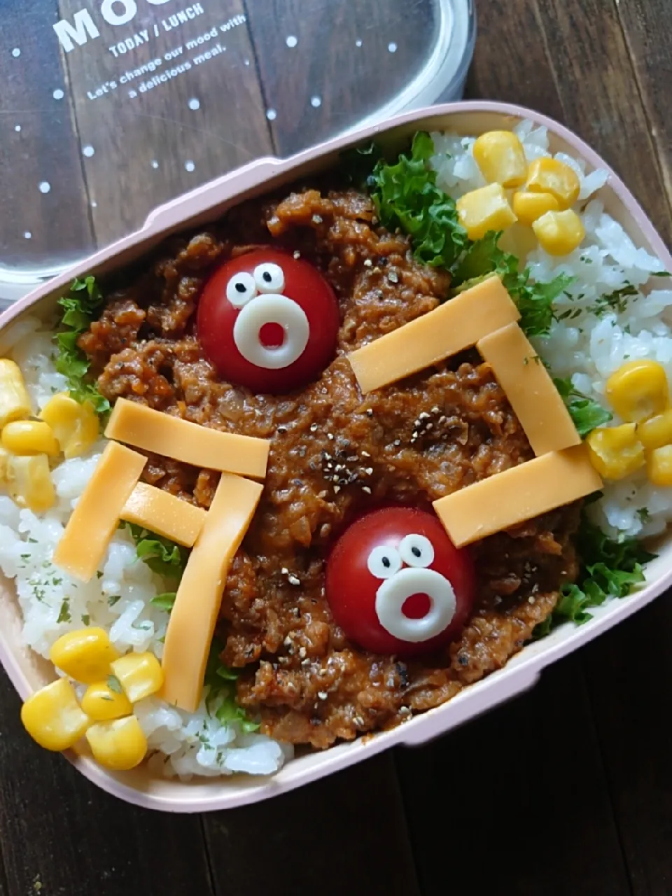 漢の…次女用🍱タコはタコでもタコライス弁当|ᵏᵒᵘさん