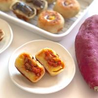 さつまいも＆キムチーズdeおやき