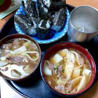 ひらうどん煮込み
