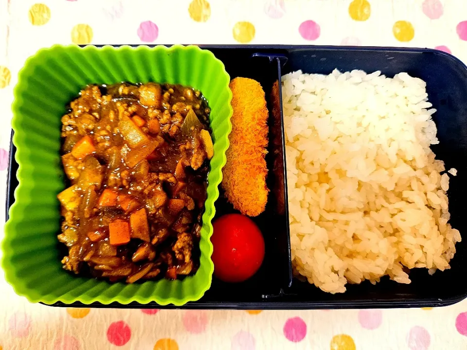 キーマカレーライス❤️旦那さんお弁当❤️|かおるcitronさん