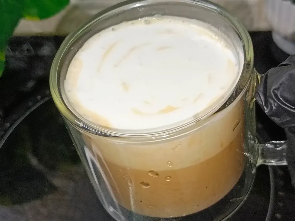 sweet vanilla cold foam recipe without blender|Henna Cooking Channelさん