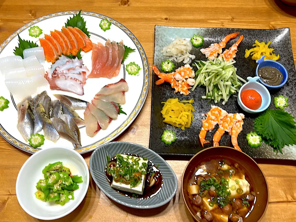 今日の晩ごはんです(^^)|地蔵菩薩さん