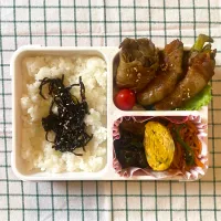 Snapdishの料理写真:肉巻き弁当|なーさんさん