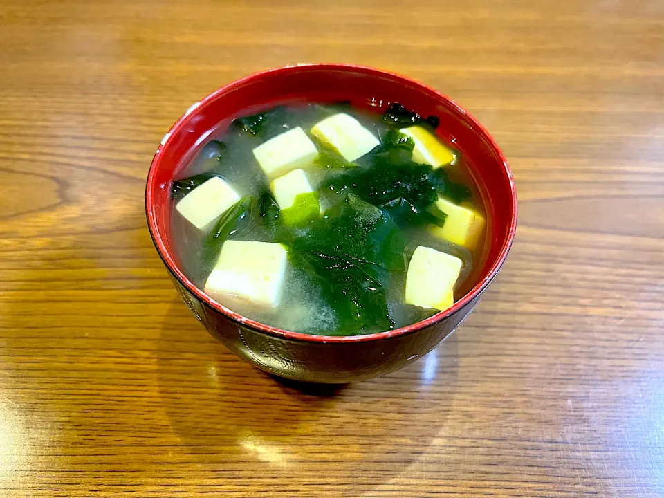 わかめと豆腐の味噌汁|しーさん