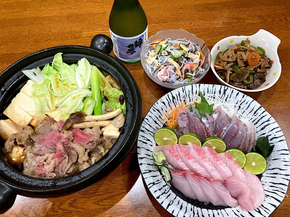 Snapdishの料理写真:簡単 晩ご飯 と 地酒|sakuramochiさん