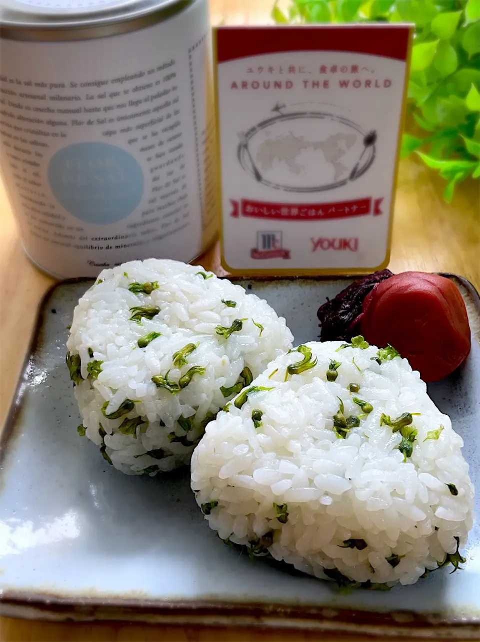 🌏おいしい世界ごはんパートナー🌍
ワールド調味料で秋の味覚大満喫♪
マヨルカ島の塩で
🍙しその実の塩漬けおにぎり|9421beruさん