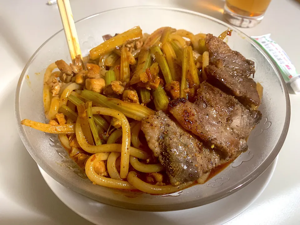 Snapdishの料理写真:新疆焼き米粉|tommoさん