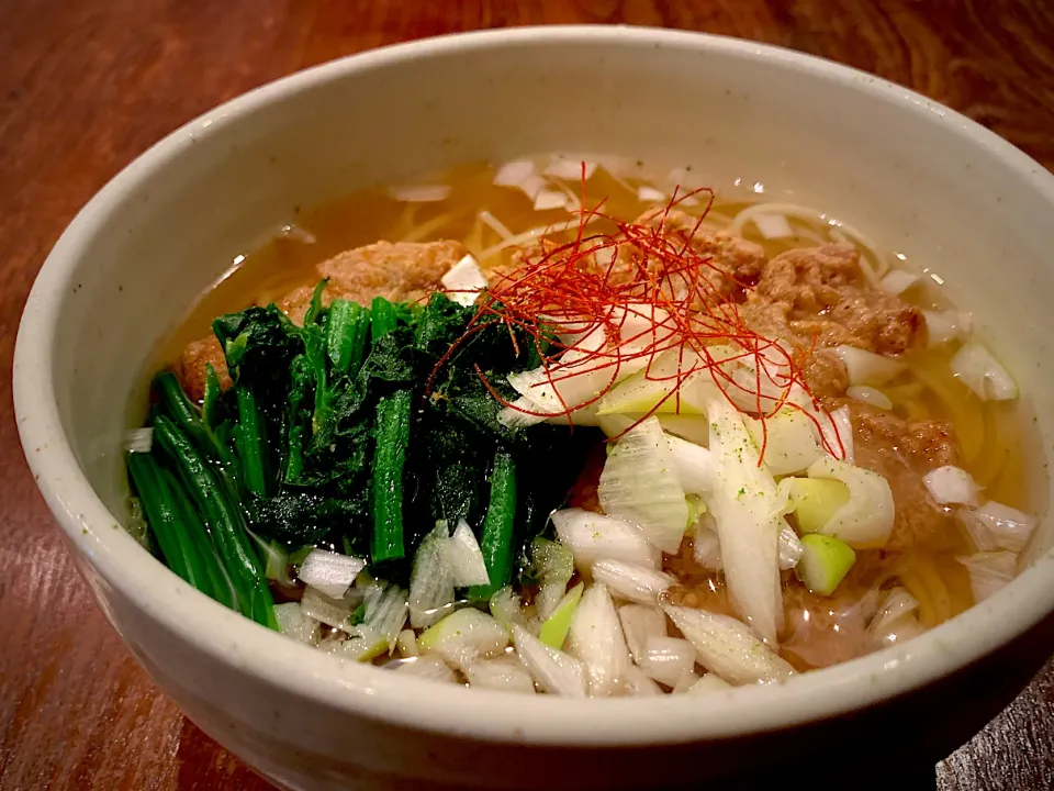 パーコー温めん|半田手延べそうめんの店 阿波や壱兆さん