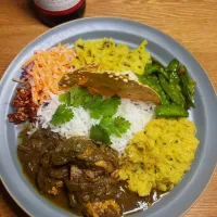 Snapdishの料理写真:スリランカライス&カレー^ ^|道場Rock三郎さん