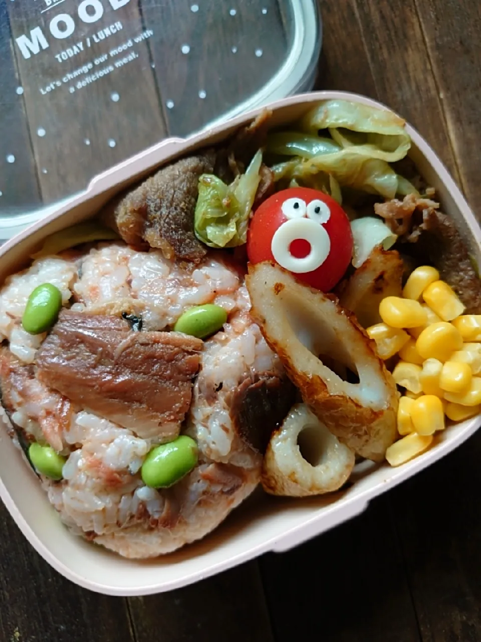 漢の…次女用🍱明太イワシおにぎり弁当|ᵏᵒᵘさん