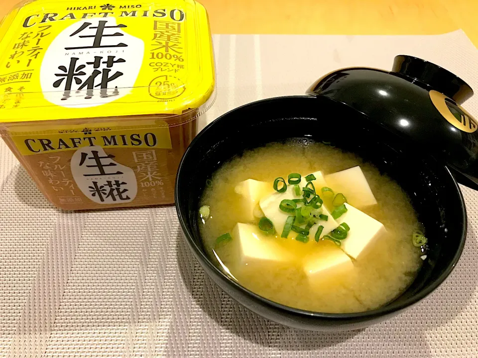 豆腐の味噌汁|喰いしんぼう豚さん