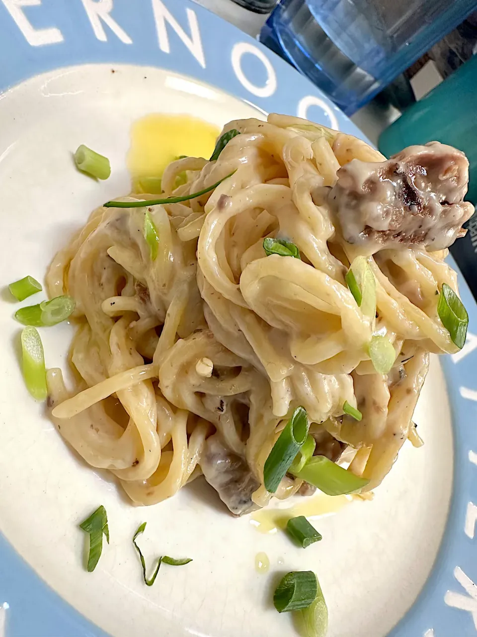 イワシの蒲焼き缶で作るクリームパスタ|chef_92さん