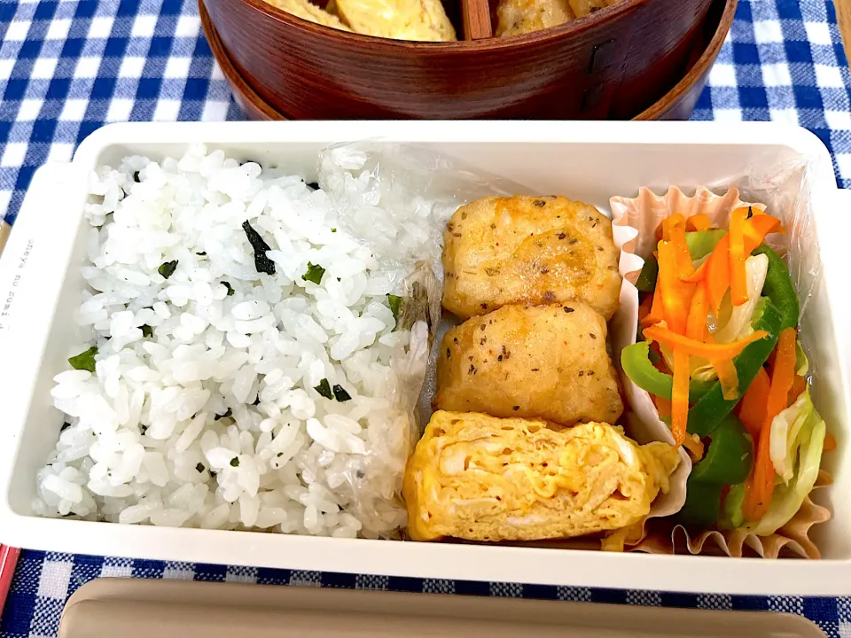 レモンとバジル🌿のチキンのお弁当|えいぽんさん