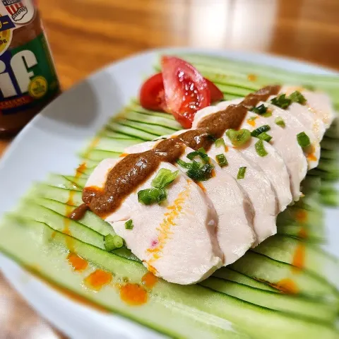 「Jif クリーミーピーナッツバター」を使ってみたSnapdishの料理・レシピ写真:棒棒鶏