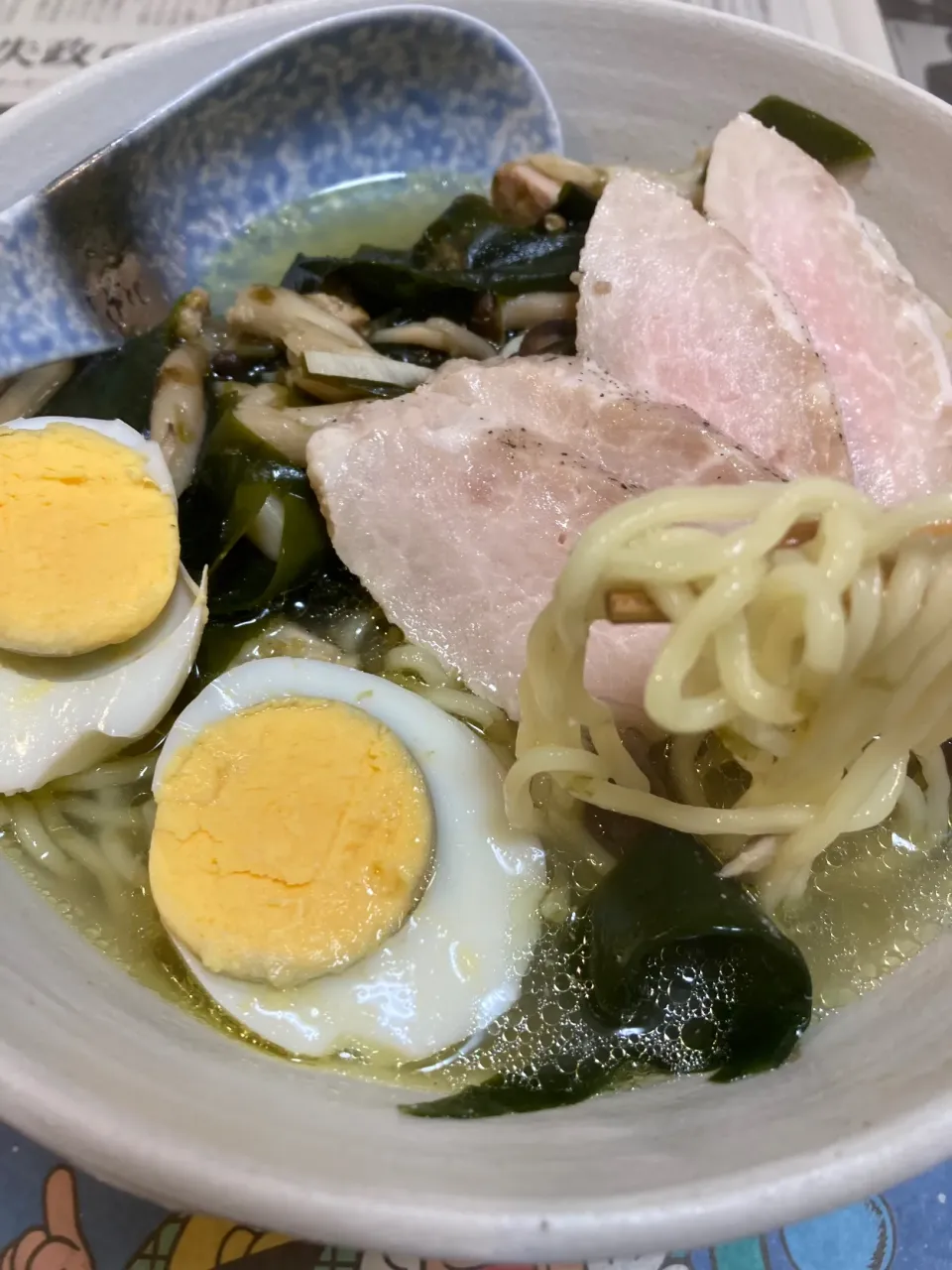 海苔藻塩ラーメン　麺以外手作り|小次郎さん