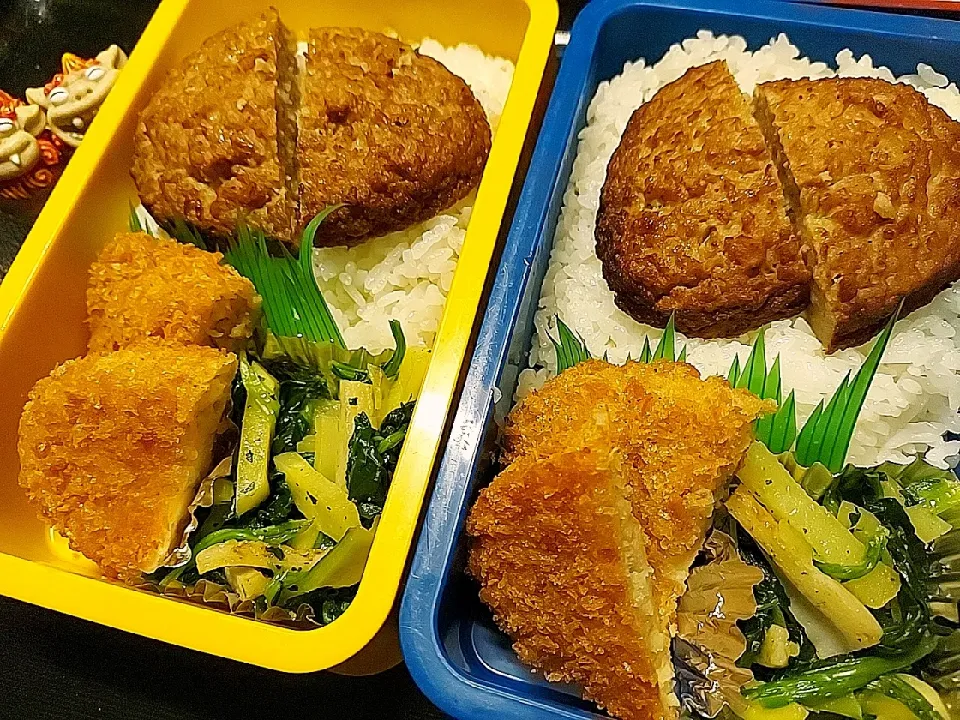 夫弁当､息子弁当|みどりさん