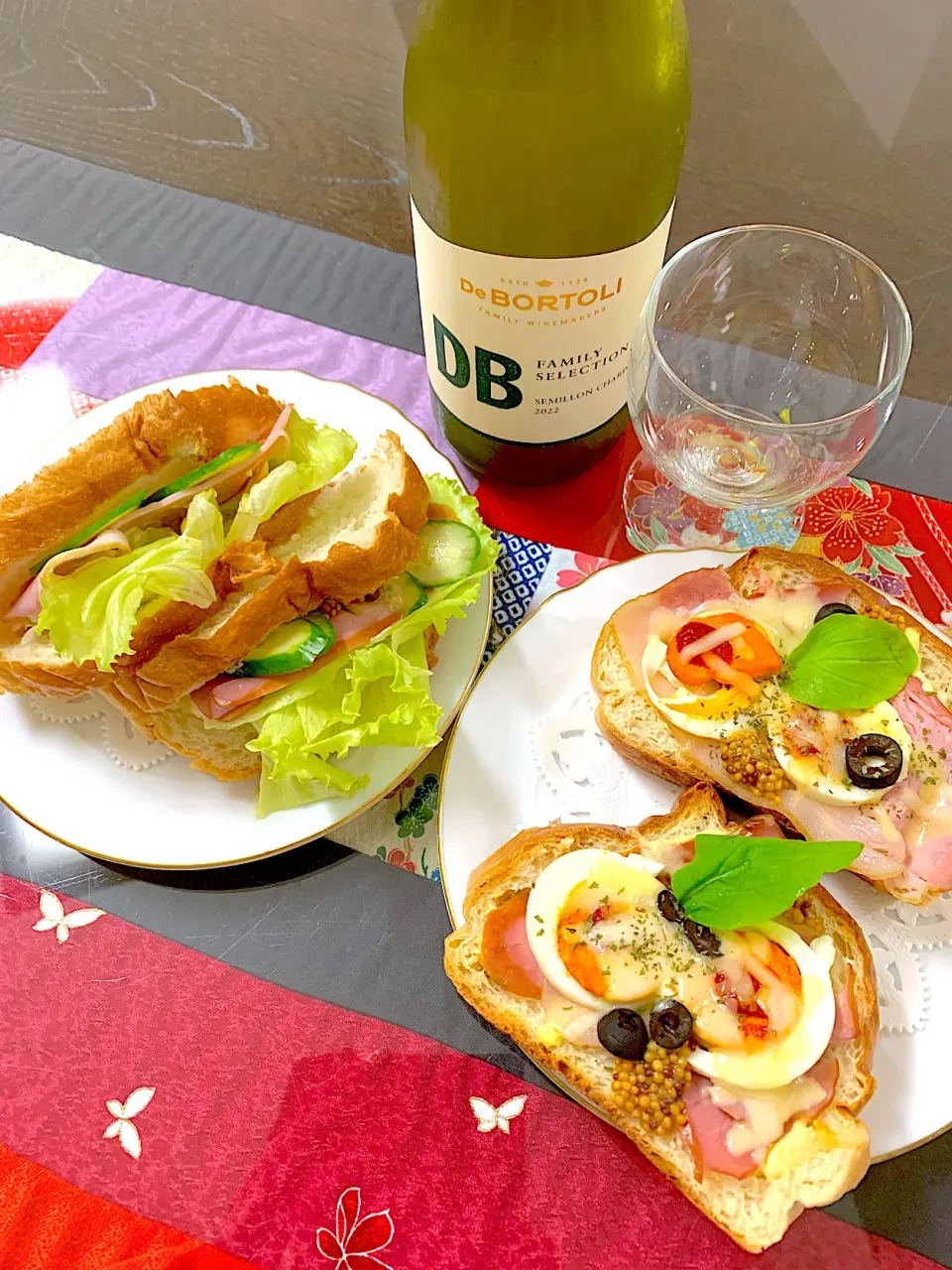 ソフトフランスパンでサンドイッチとオープンサンド🥪|プクママさん