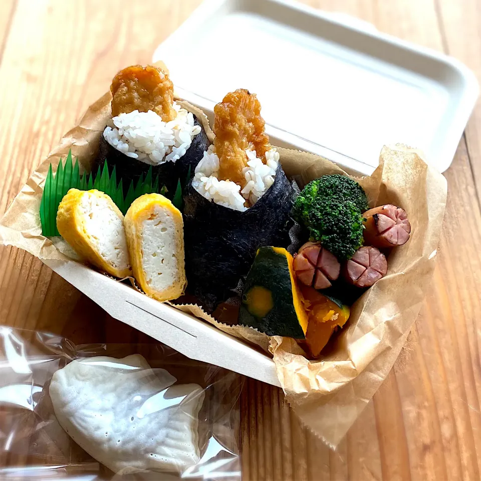 Snapdishの料理写真:天むす弁当|mnkさん