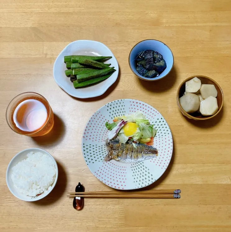 Snapdishの料理写真:鯵の南蛮漬けと里芋の煮物|ちゃみこさん