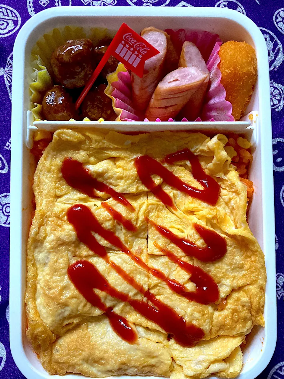 Snapdishの料理写真:高校生お弁当😋🍴 81回目☁️|オンママーンさん