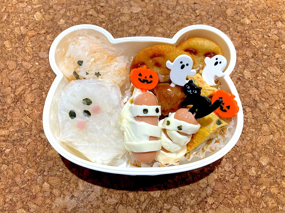 おにぎり弁当☆ハロウィン☆3歳児|ソラさん