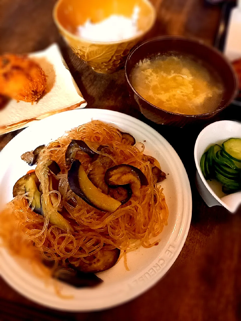 麻婆春雨定食|明子さん