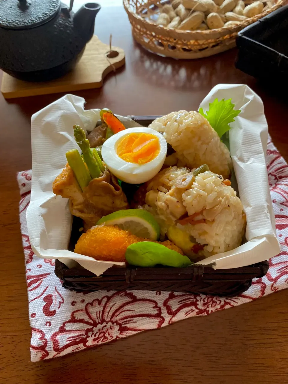 栗の炊き込みご飯の自分弁当|naho_nonaさん