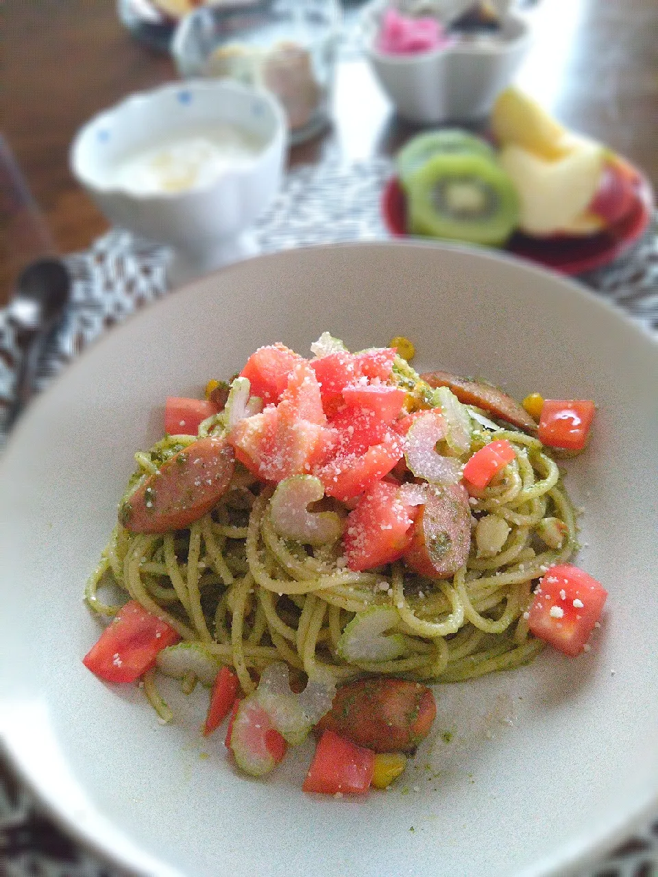 古尾谷りかこさんの料理 セロリコde朝パスタ！|まめころさん