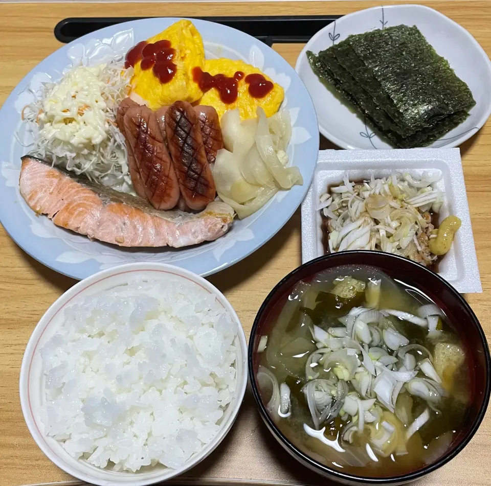 7日朝御飯|料理好きなじいさまさん