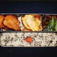 Snapdishの料理写真:カニクリームコロッケ弁当|火野＊焼平さん