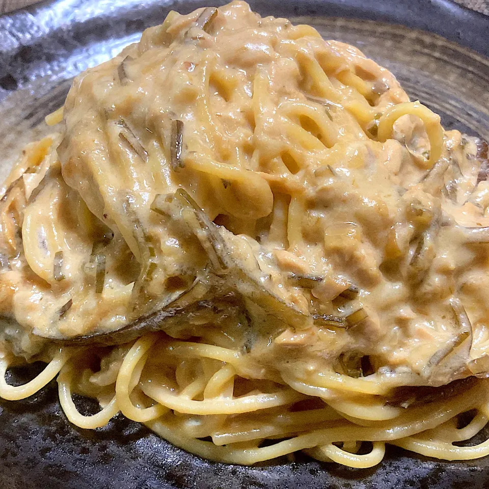 Snapdishの料理写真:だれウマさんの「極ツナパスタ」|Single cookさん