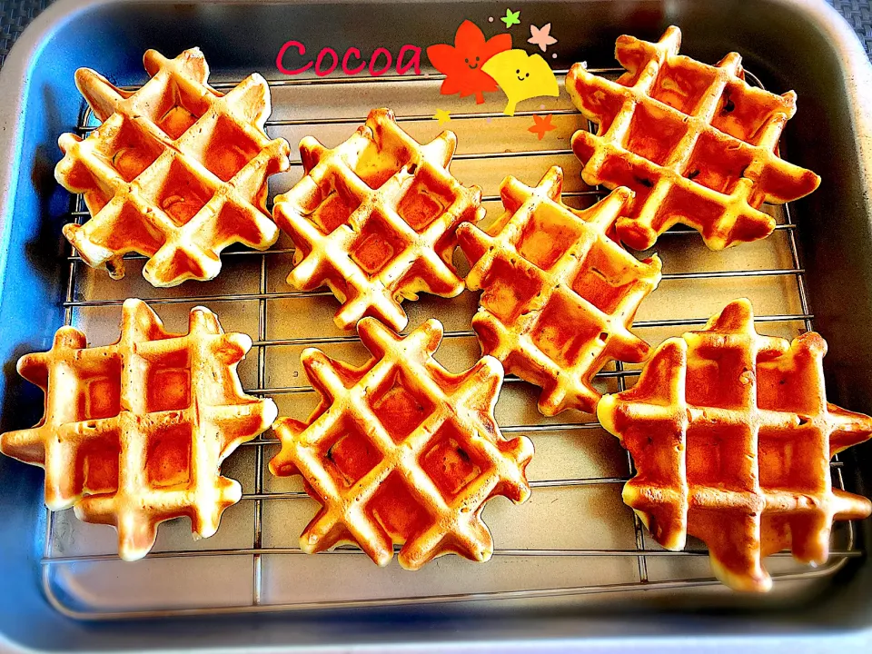 マリンさんの料理 ベルギーワッフル♡ 生地を一晩寝かせて作る美味しいブリュッセルタイプ♡|cocoaさん