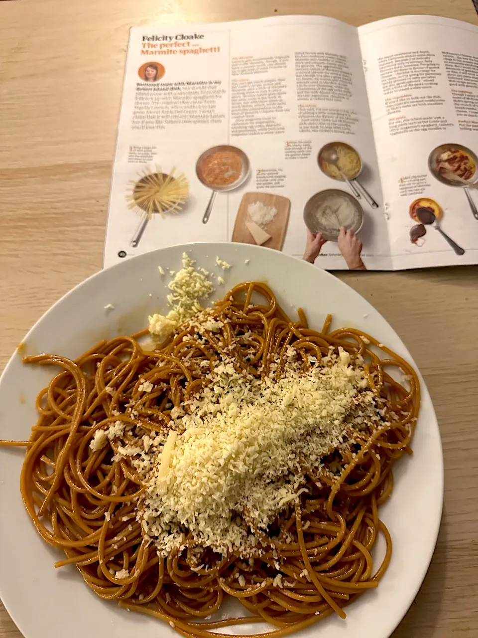 Vegan Marmite spaghetti (Felicity Cloake Guardian recipe)|Nick Hiderさん