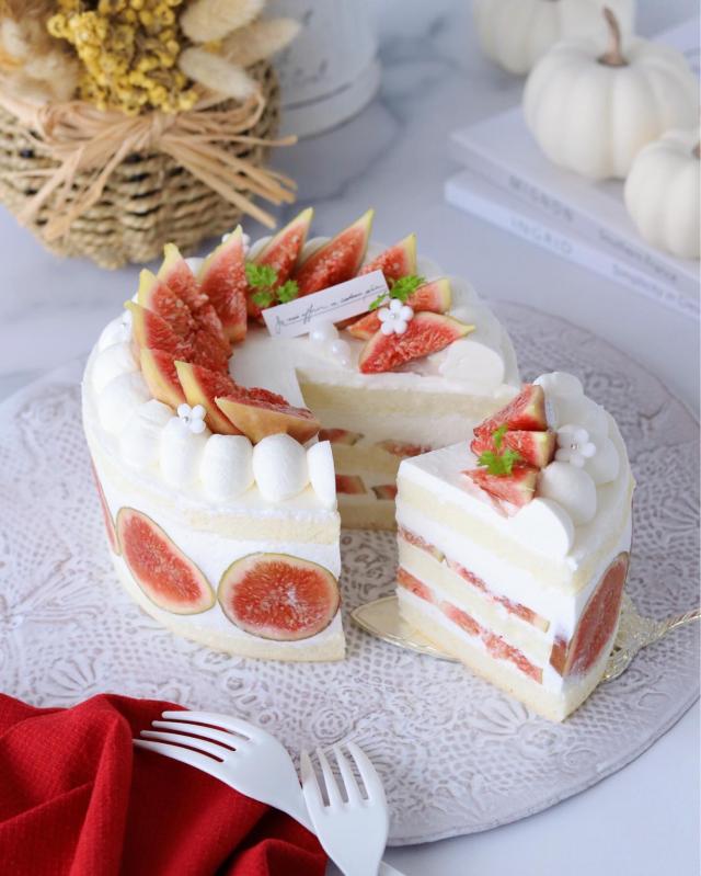 いちじくショートケーキ/moe | Snapdish[スナップディッシュ] (ID:TizCma)