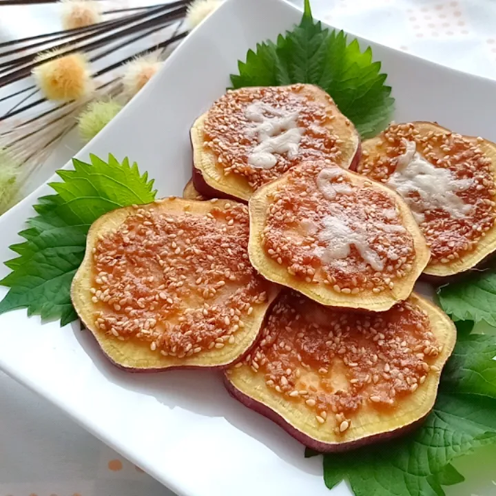 さつまいものごま味噌焼き|小豆🌼さん