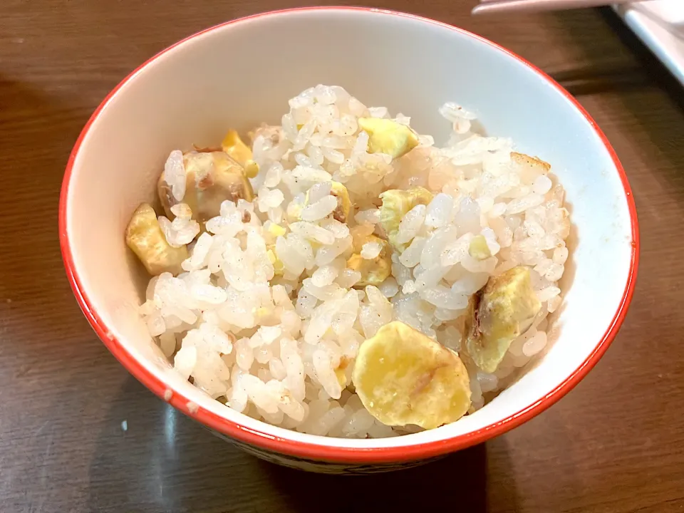 Snapdishの料理写真:栗ごはん|やまもとよりこさん