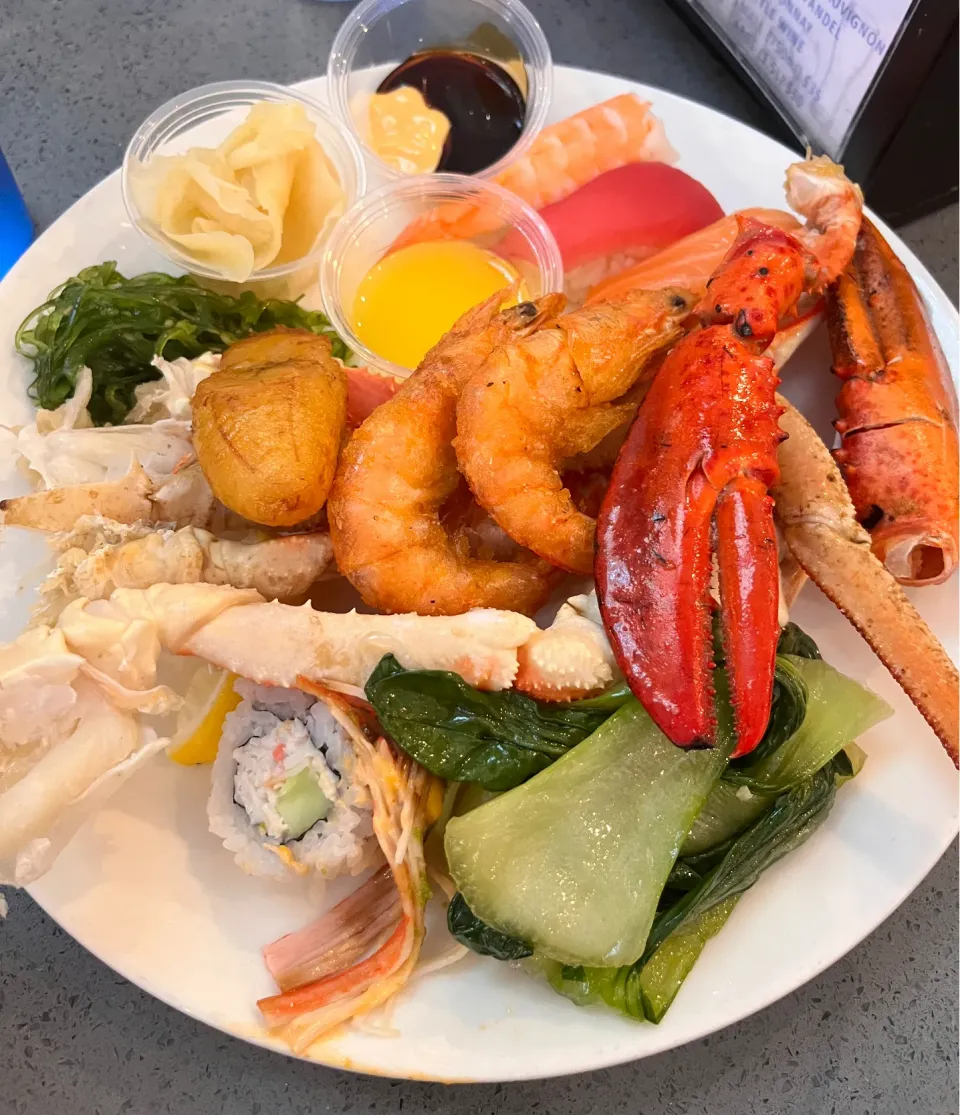 Snapdishの料理写真:My Seafood plate|🌺IAnneさん