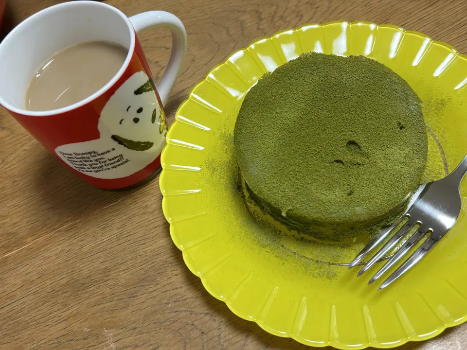 Snapdishの料理写真:抹茶オートミール蒸しパン|まいみさん