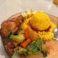 Snapdishの料理写真:One piece inspired chicken rice|Ariz Guzmanさん