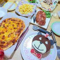 Snapdishの料理写真:孫の誕生日会🎂|あけさんさん