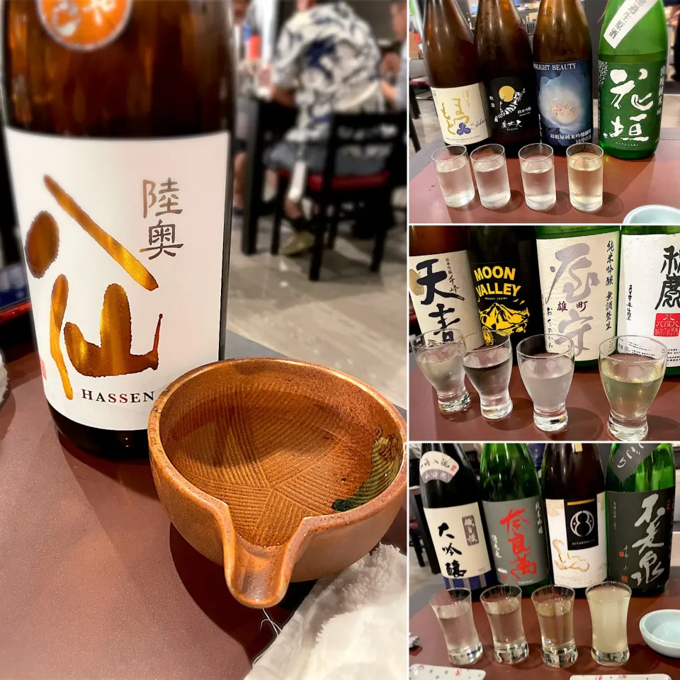 日本酒の飲み比べ〜ლ(⁰⊖⁰ლ)|morimi32さん