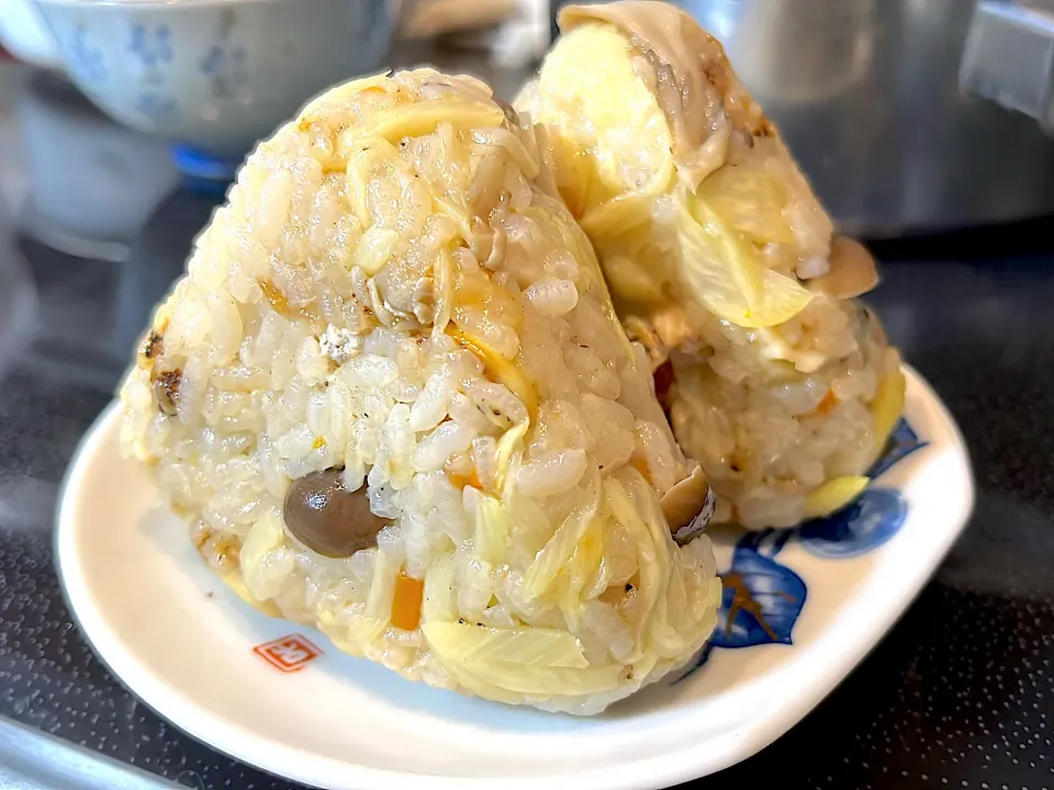 まこも筍ときのこの炊き込みご飯|2trois_eさん