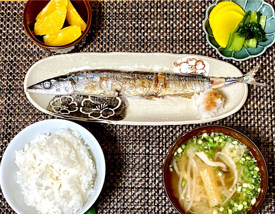 和食秋刀魚塩焼き|エイリアンさん