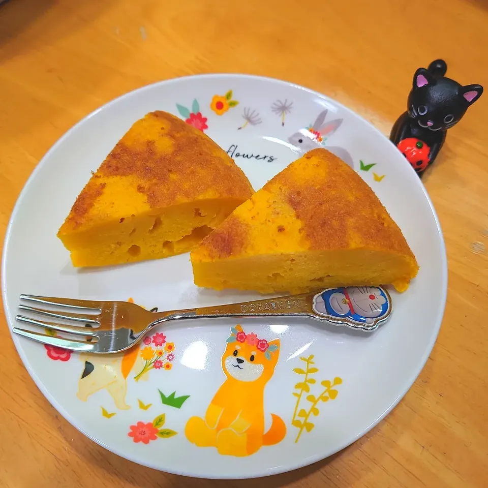 炊飯器deかぼちゃケーキ🎃。|ママちんさん